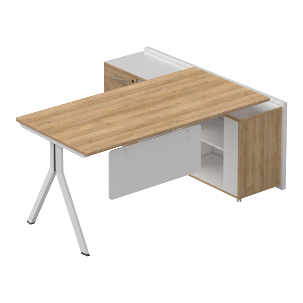 Executive Desk Left Cabinet (1.6m)